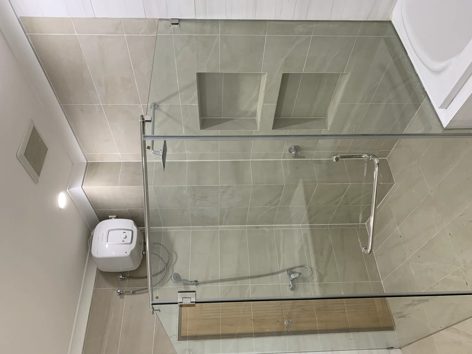 Bathroom renovation — vanity and joinery