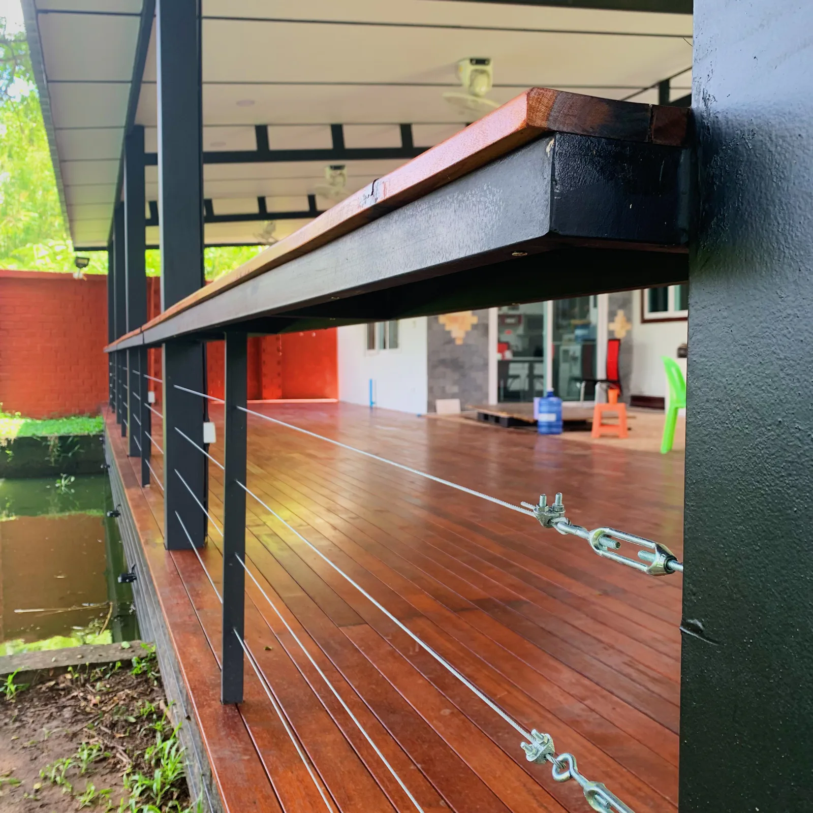 Ben's Deck — completed deck construction overview